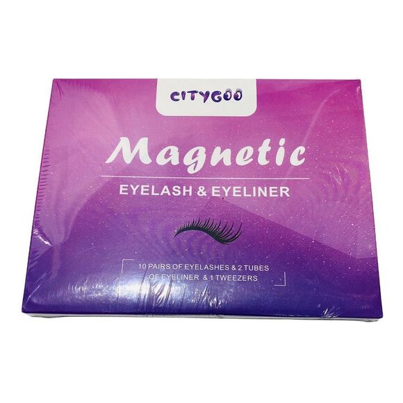 CITYGOO 2021 Upgraded Magnetic Eyelashes Kit and Magnetic Eyeliner - Picture 7 of 9